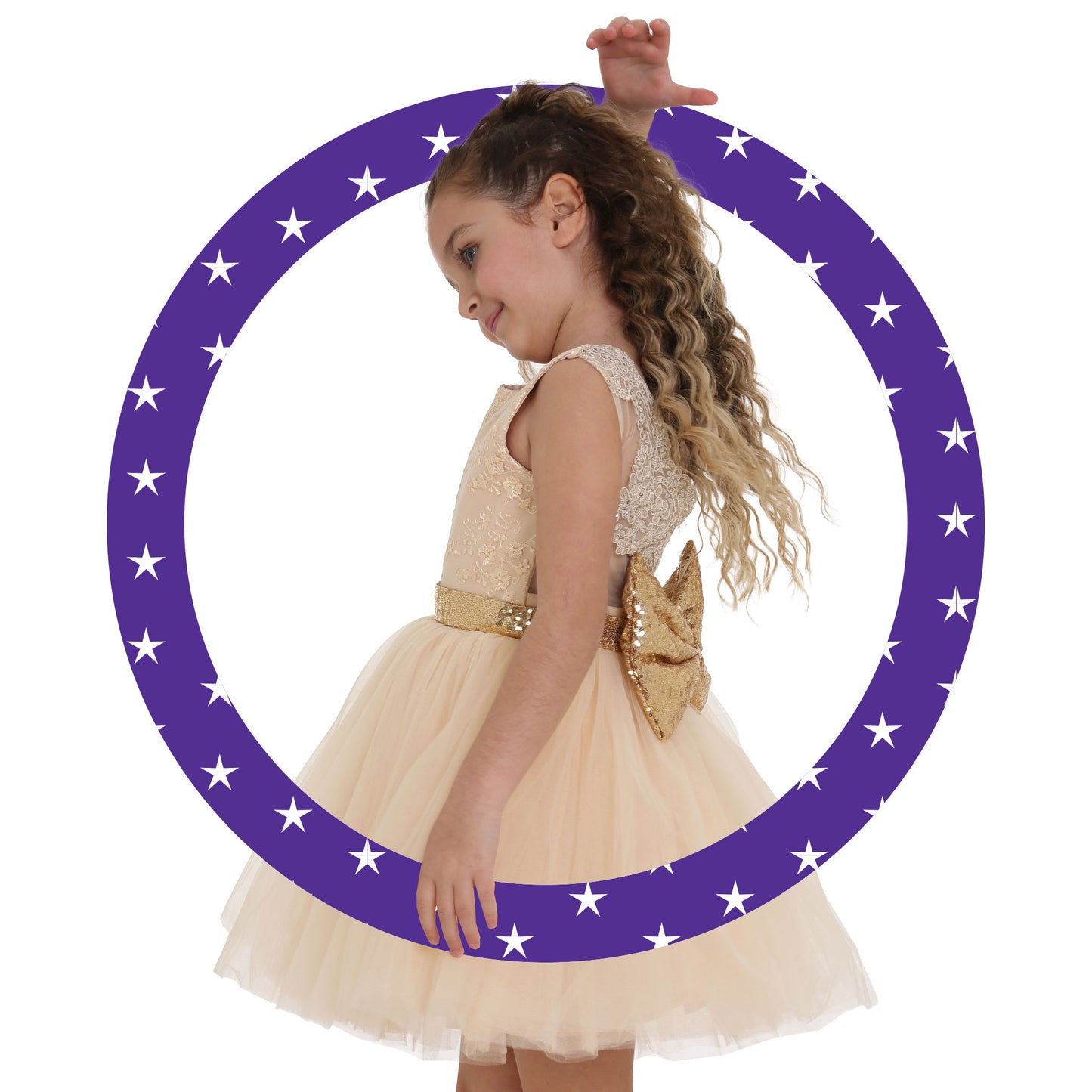 Cream Dress - Lafta Kids