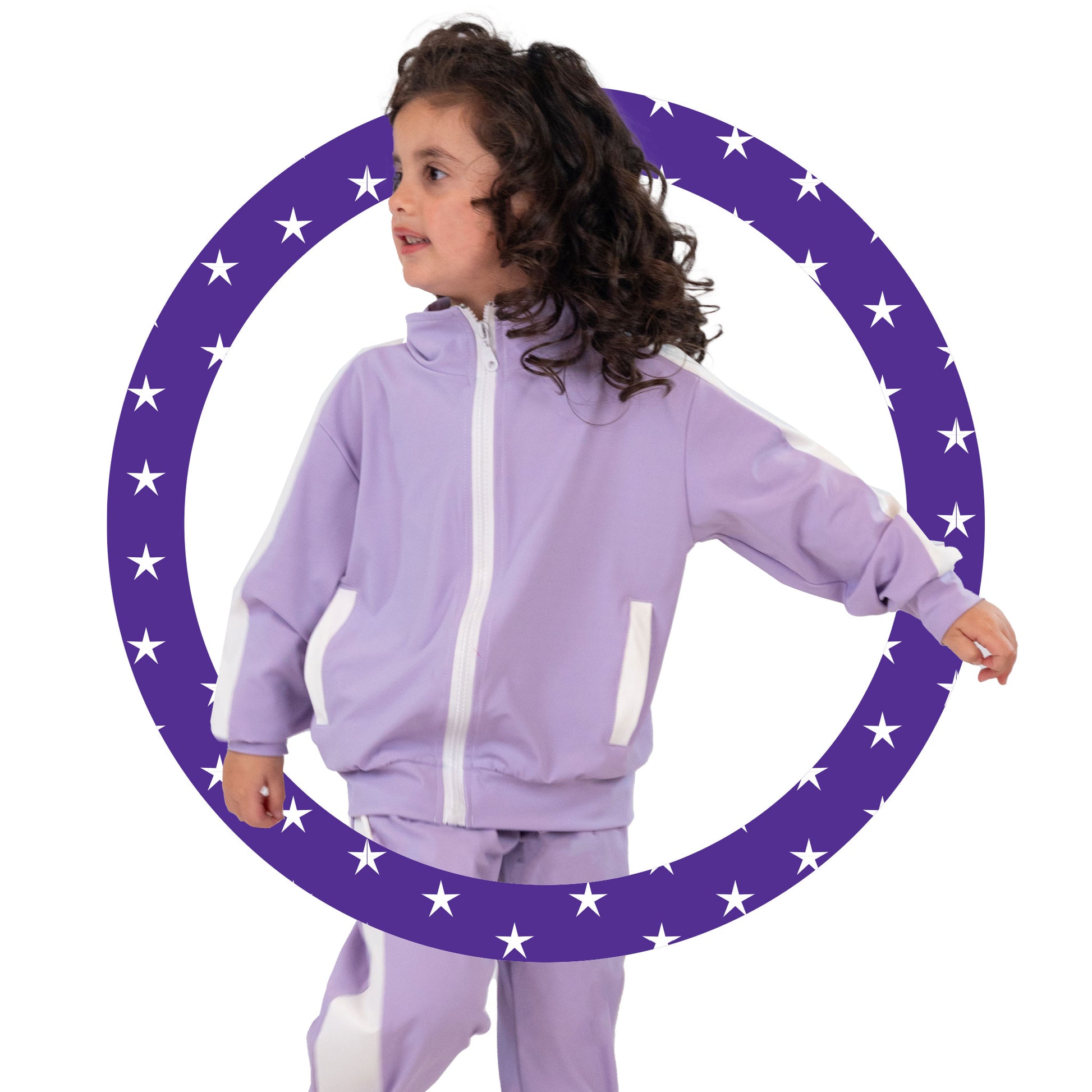 Purple Training Suit - Lafta Kids