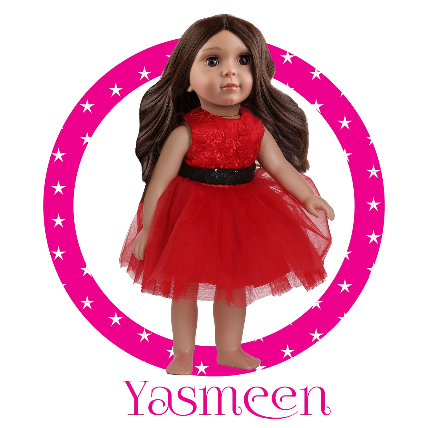 Little Me Yasmeen - Red Dress - Lafta Kids