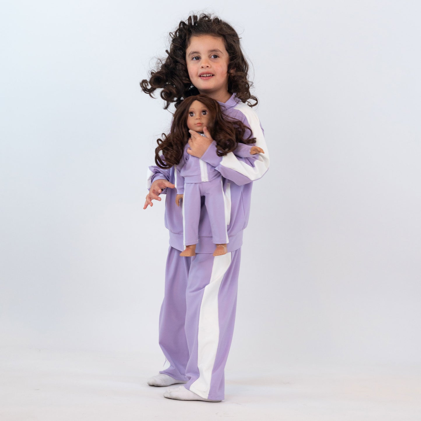 Purple Training Suit + Doll Set - Lafta Kids