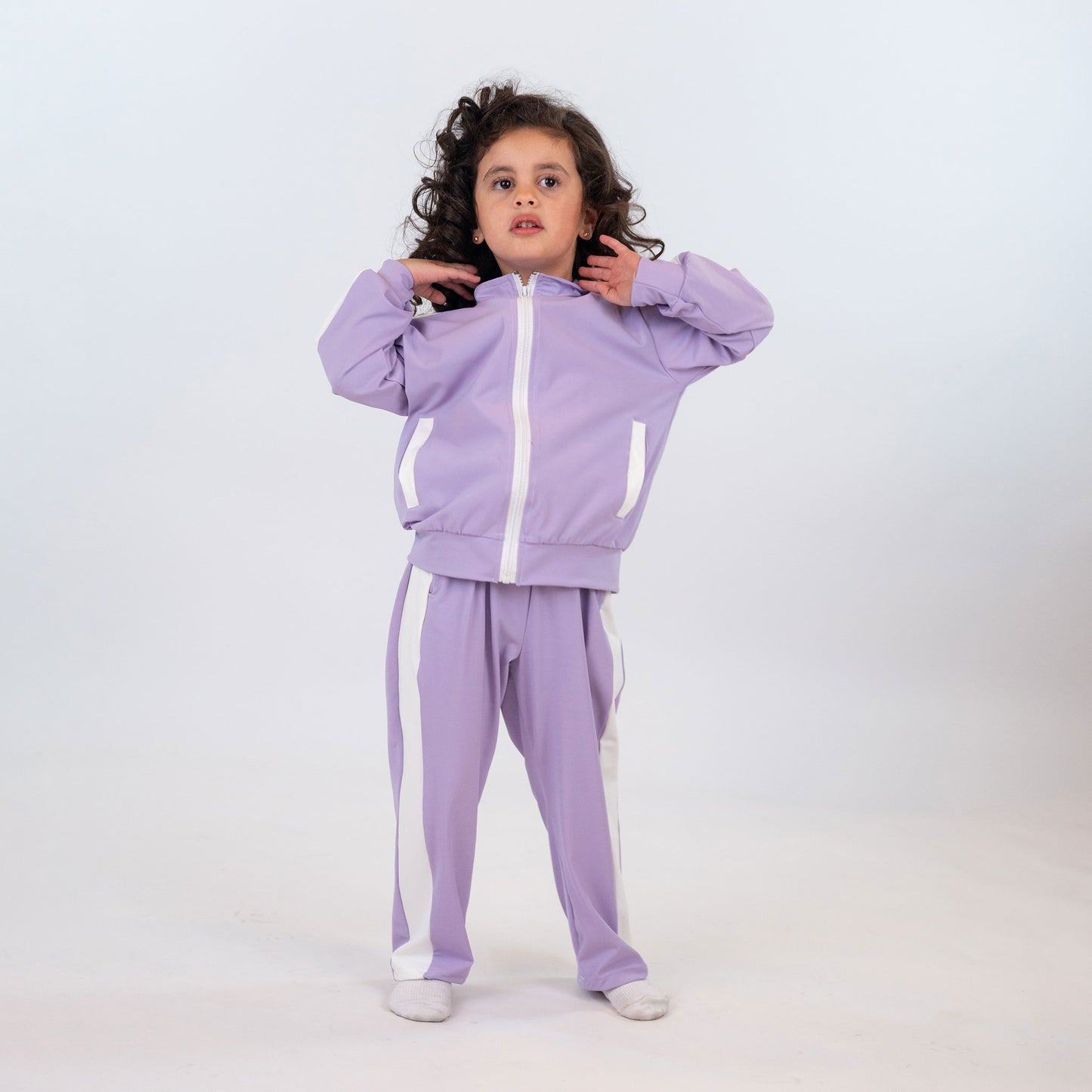 Purple Training Suit - Lafta Kids
