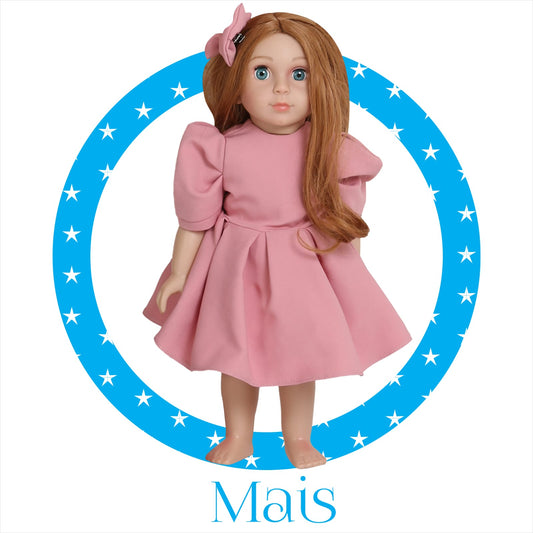 Little Me Mais - Pink Puff Dress - Lafta Kids