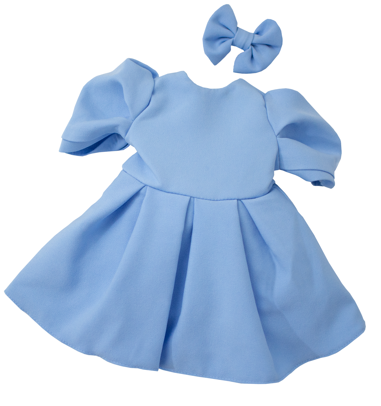 Dolls Blue Puffy Dress - Lafta Kids