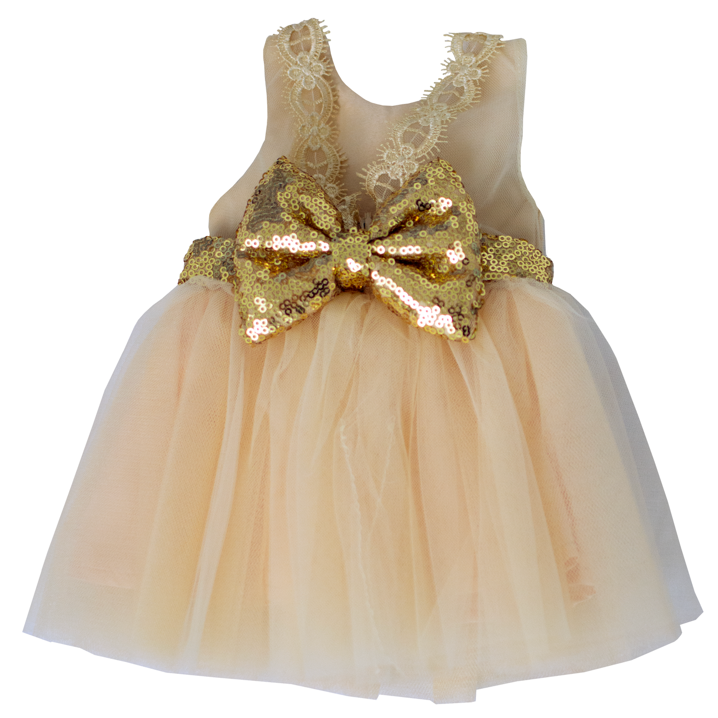 Dolls Gold Dress - Lafta Kids