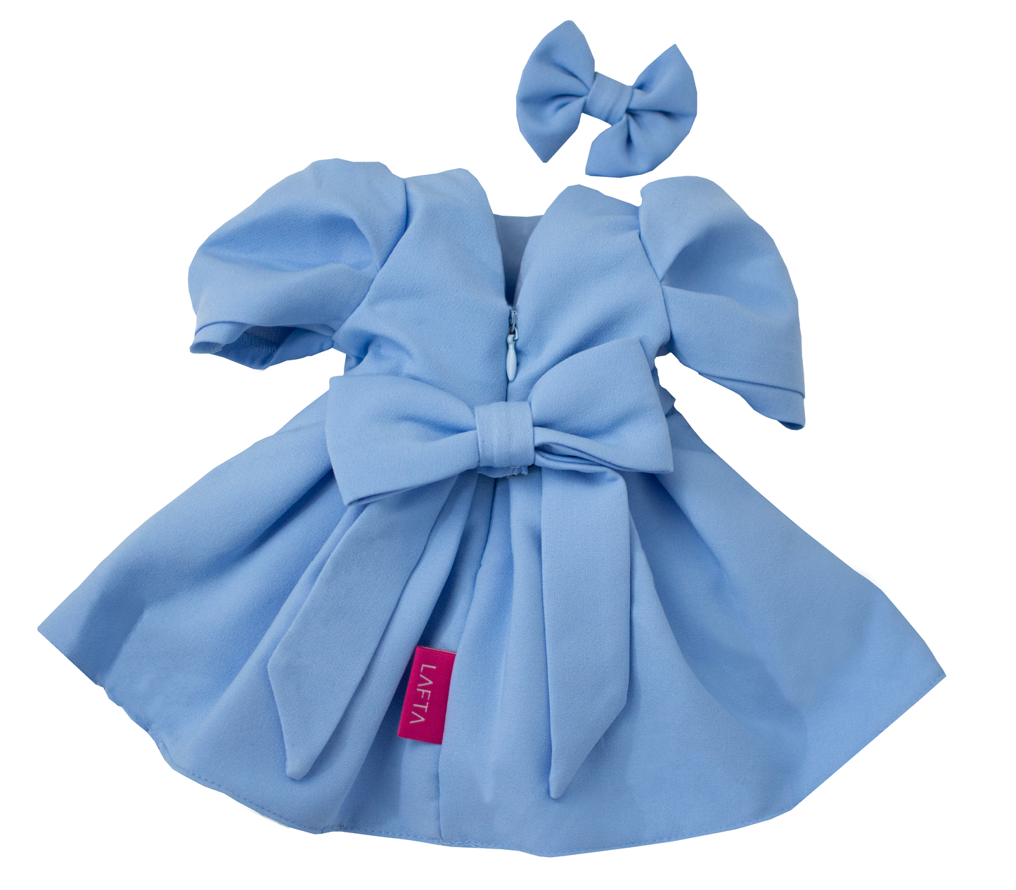 Dolls Blue Puffy Dress - Lafta Kids