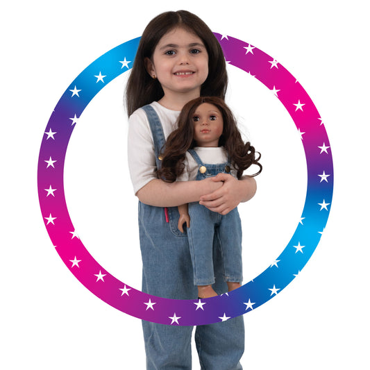 Denim Overalls + Doll Set