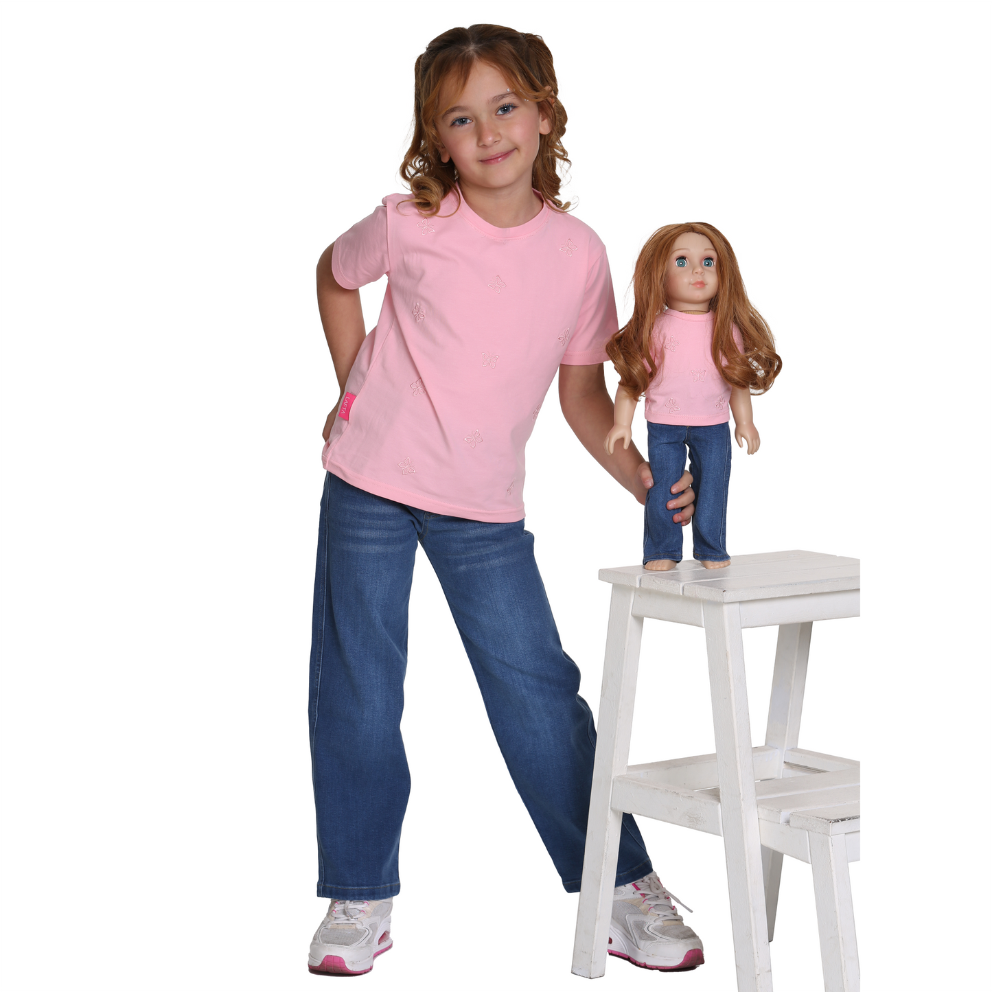 Casual Pink + Doll Set