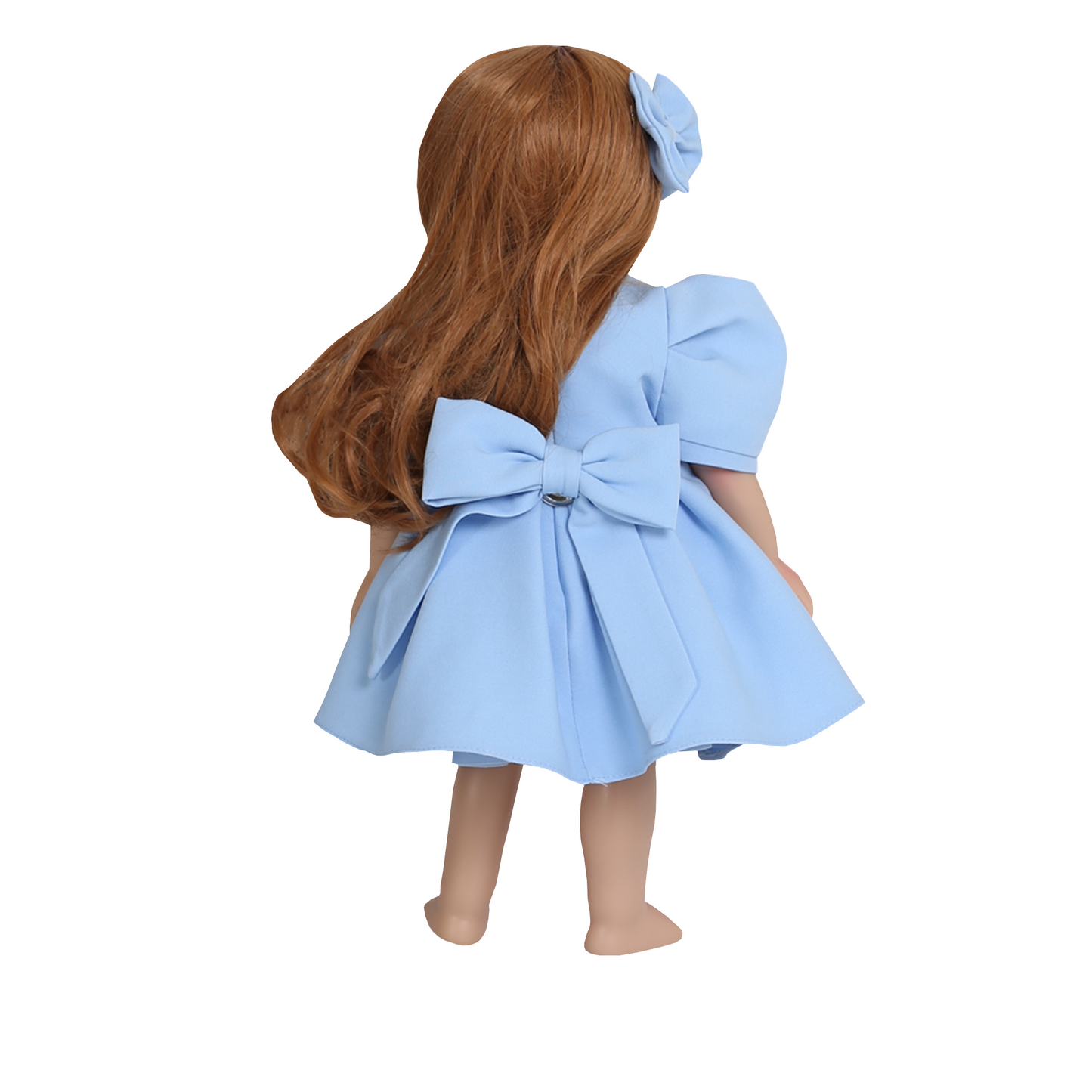 Little Me Mais - Blue Puff Dress